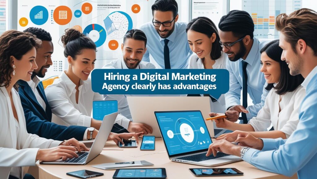 Hiring a digital marketing agency clearly has advantages.